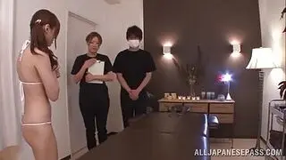 18 Yo Japanese Girl Receives A Massage To Remember
